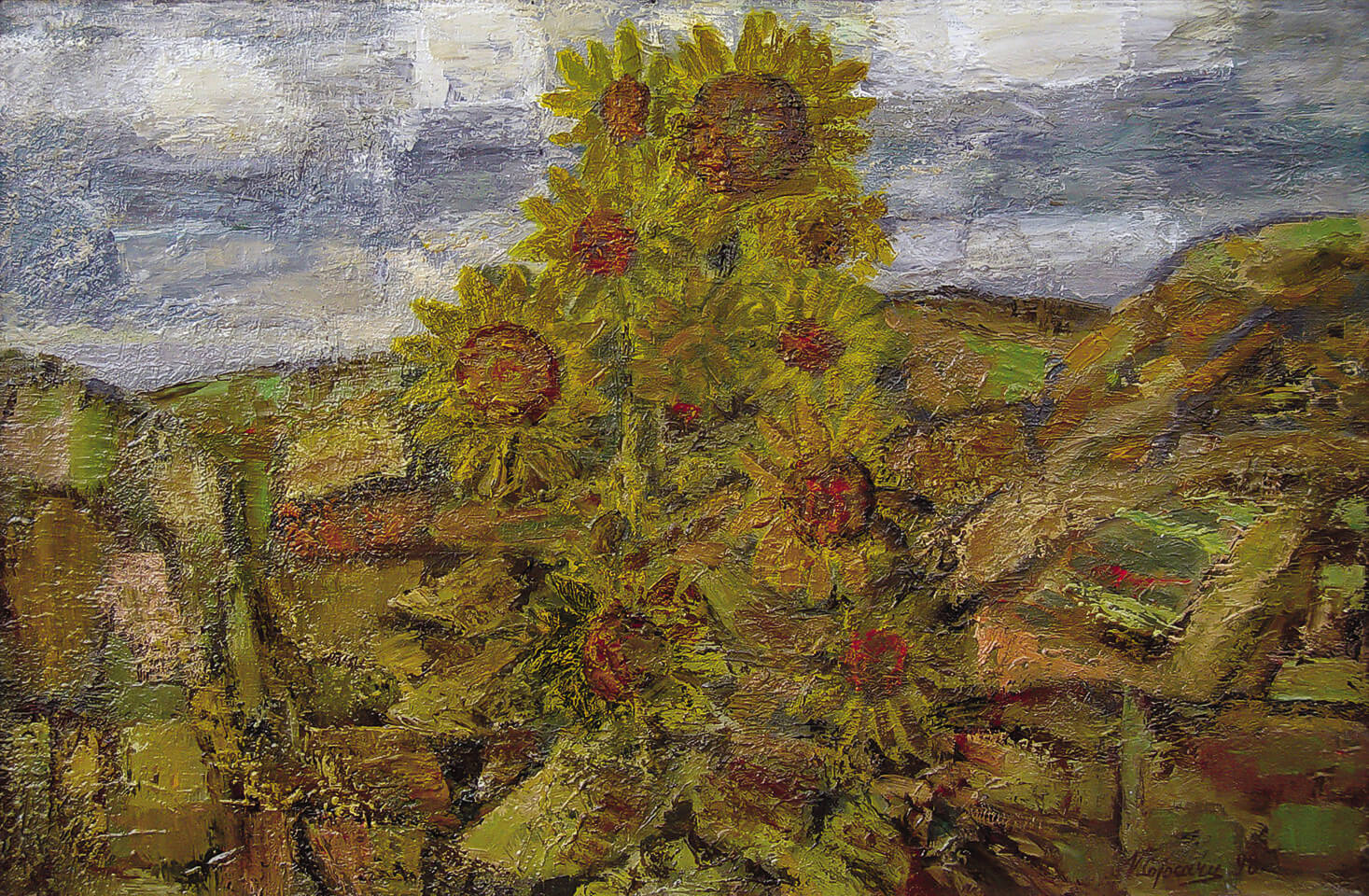 The Queen of fields. Painting by Vasile Cojocaru